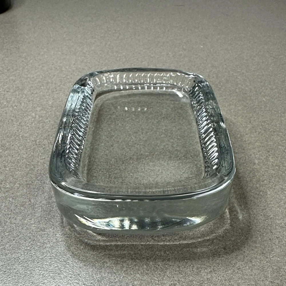 19th Century Clear Cut Glass Soap Dish